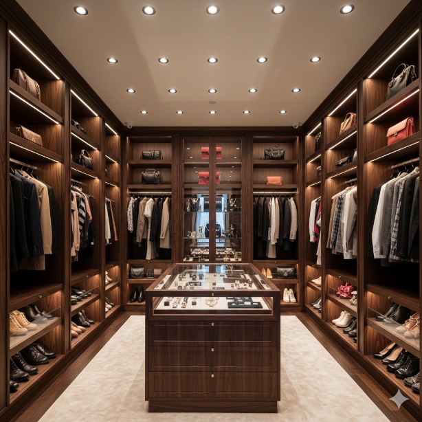 3D wardrobe layout 2
